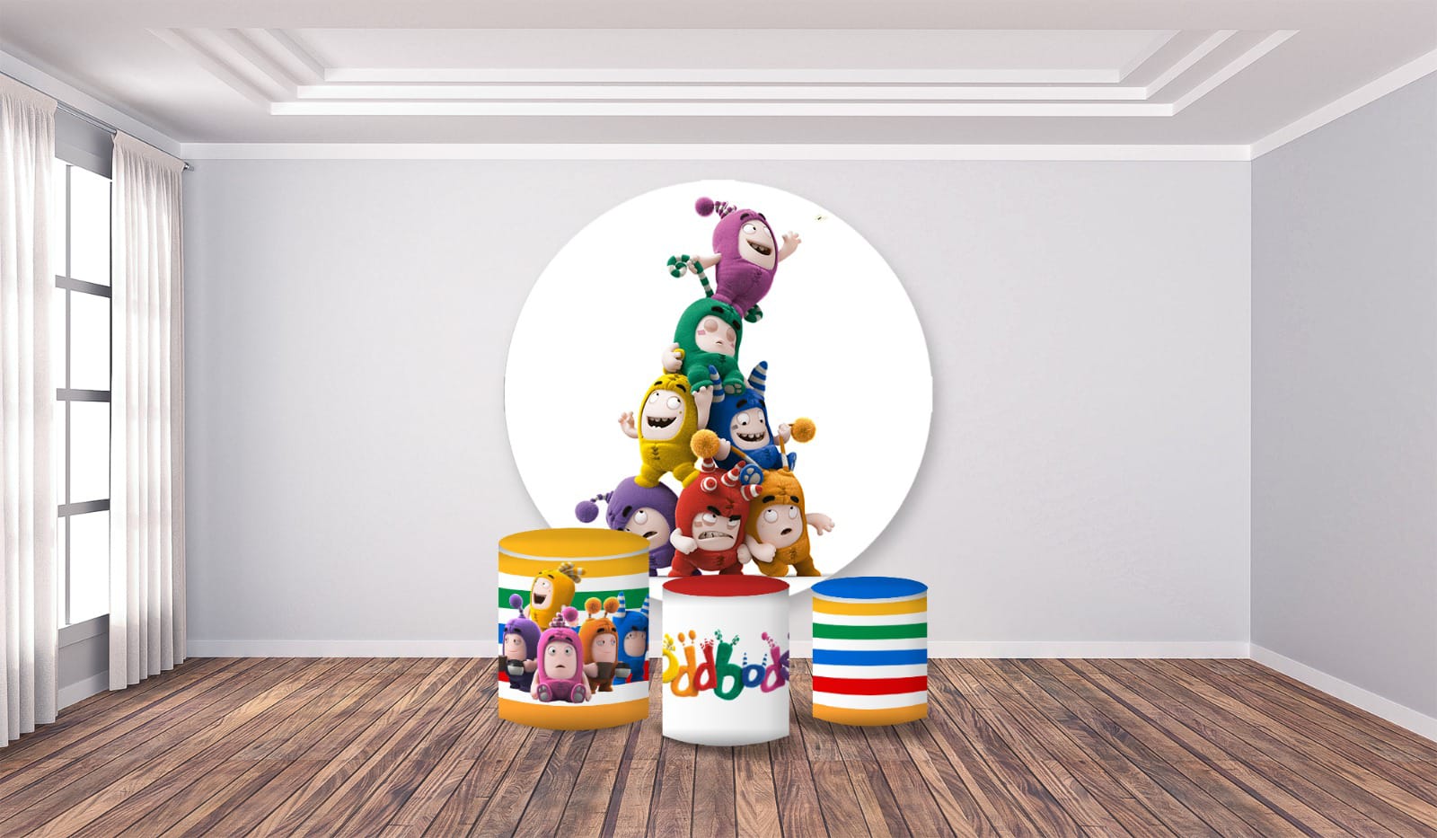 Kit panel circular trio de fundas - Obbdods