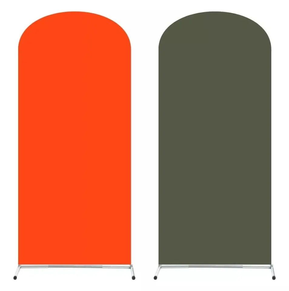 Paneles Romanos Dobles - Naranja/Verde Oliva