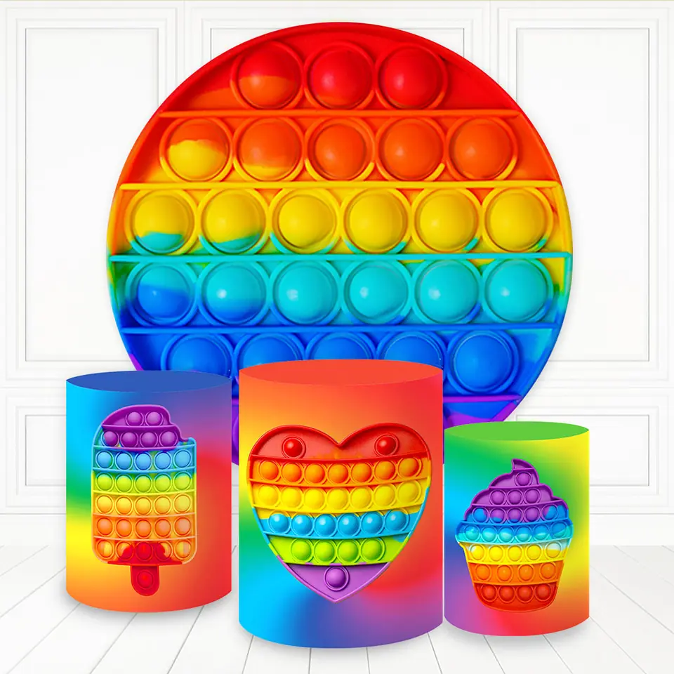 Kit panel circular trio de fundas - Pop it