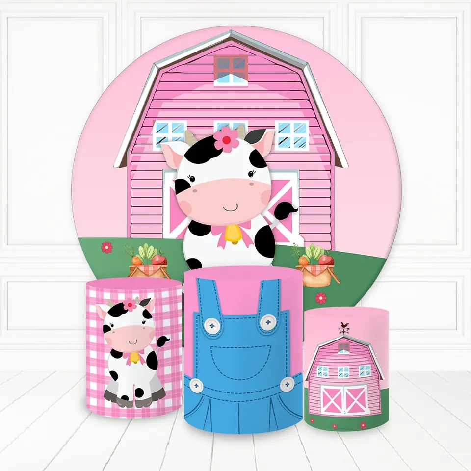 Kit panel circular trio de fundas - Vaca Lola