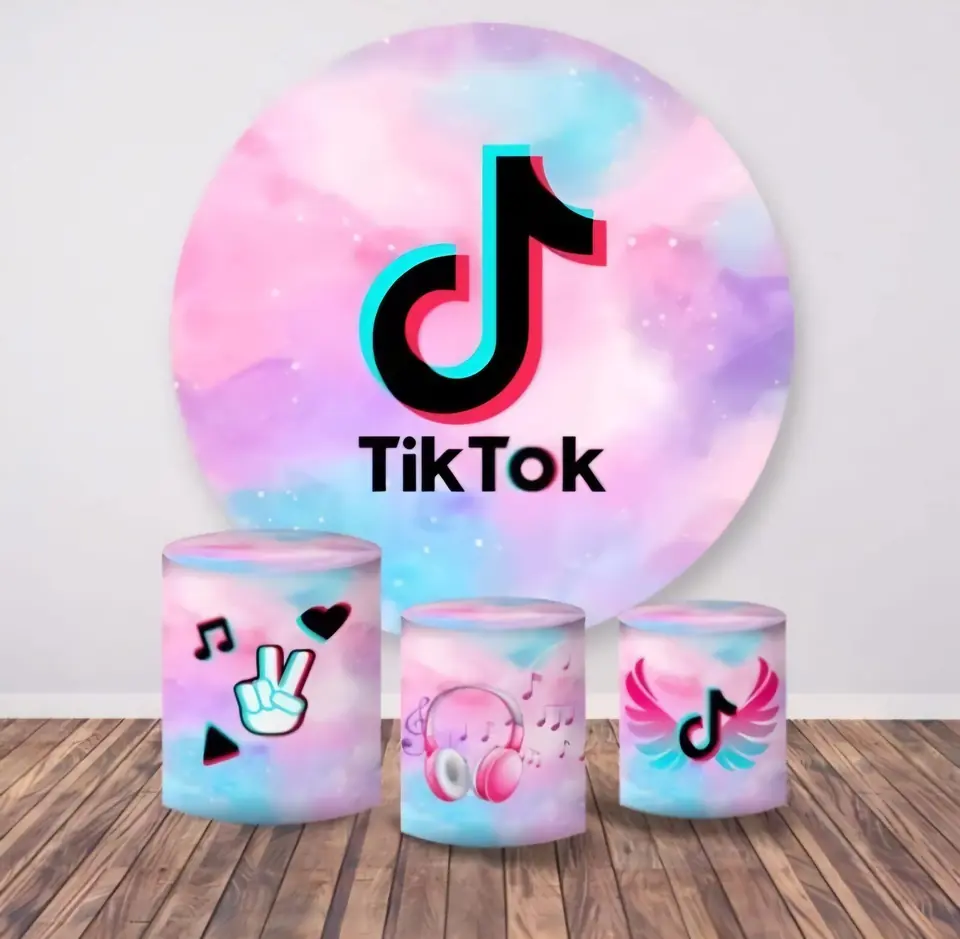 Kit panel circular trio de fundas - Tik Tok