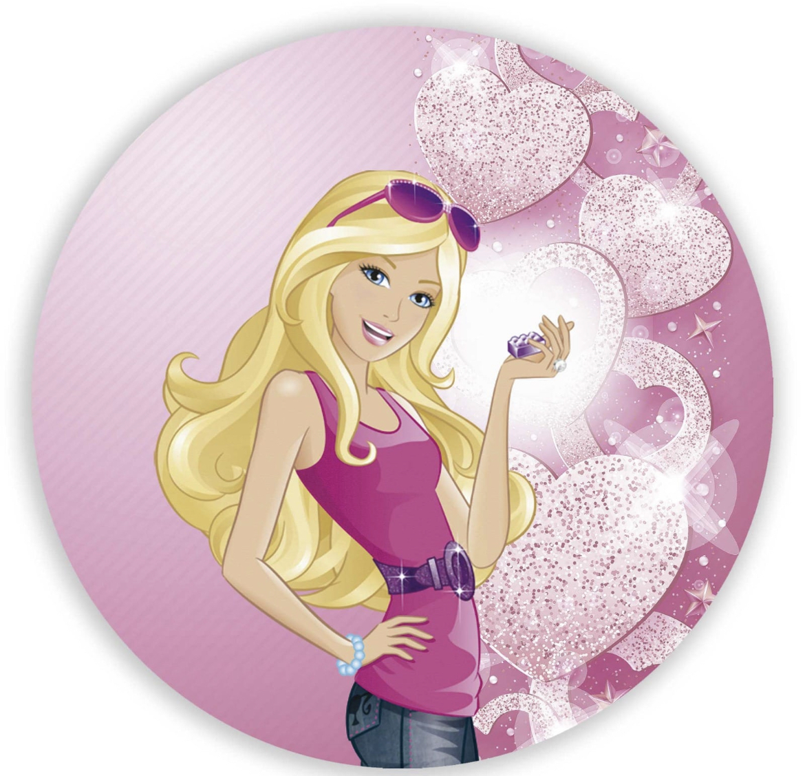 Panel Circular - Barbie