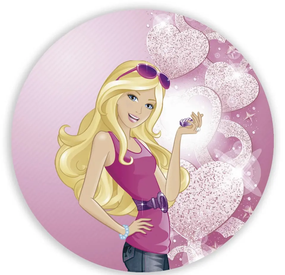 Panel Circular - Barbie