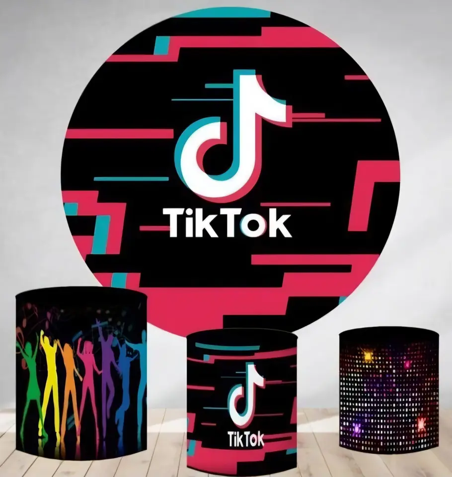 Kit panel circular trio de fundas - Tik Tok