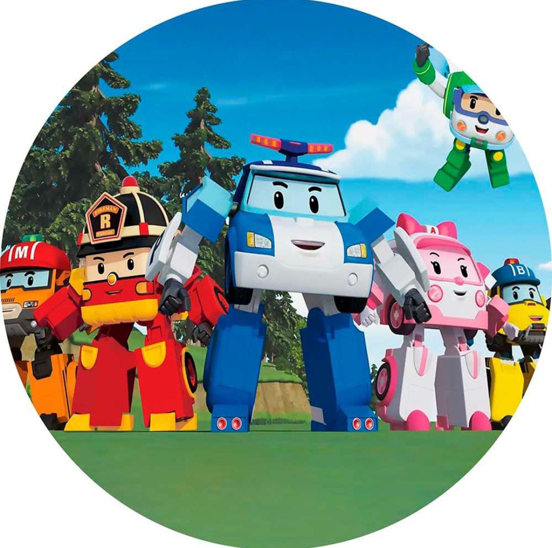 Panel Circular - Robocar Poli