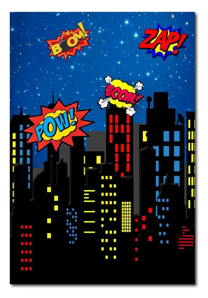 Panel Lateral - Ciudad Super Heroes