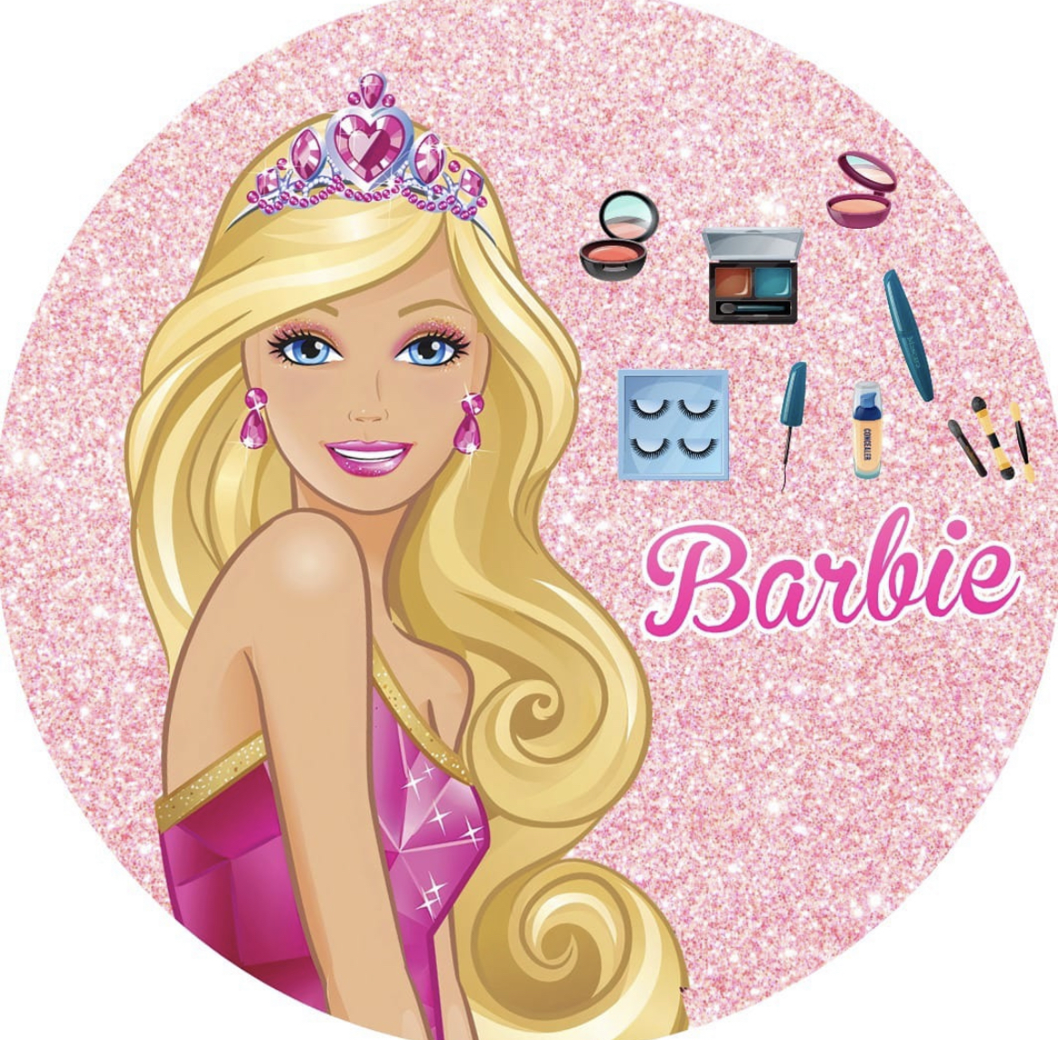 Panel Circular - Barbie
