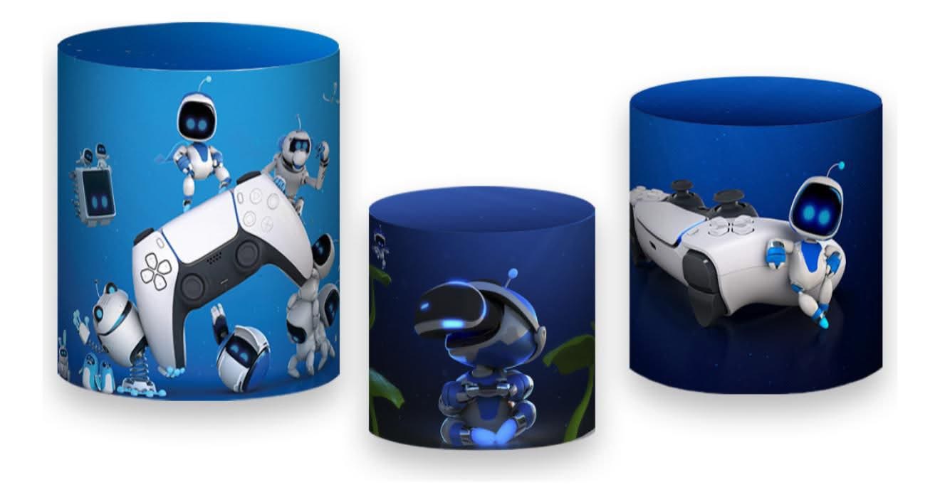 Trio de fundas – Astro Bot PlayStation 5