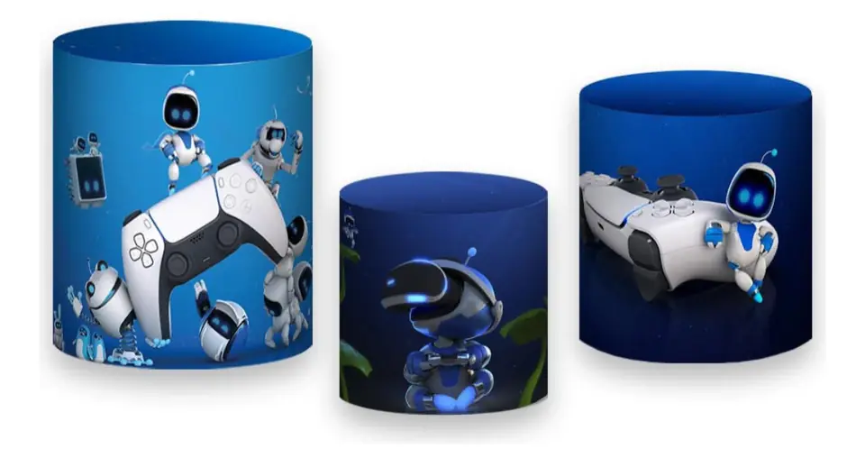Trio de fundas – Astro Bot PlayStation 5