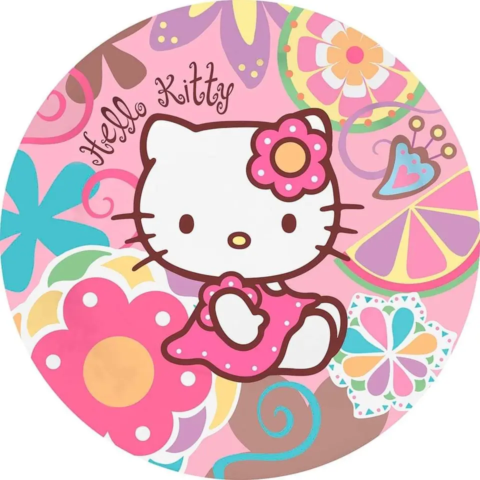 Panel Circular - Hello Kitty