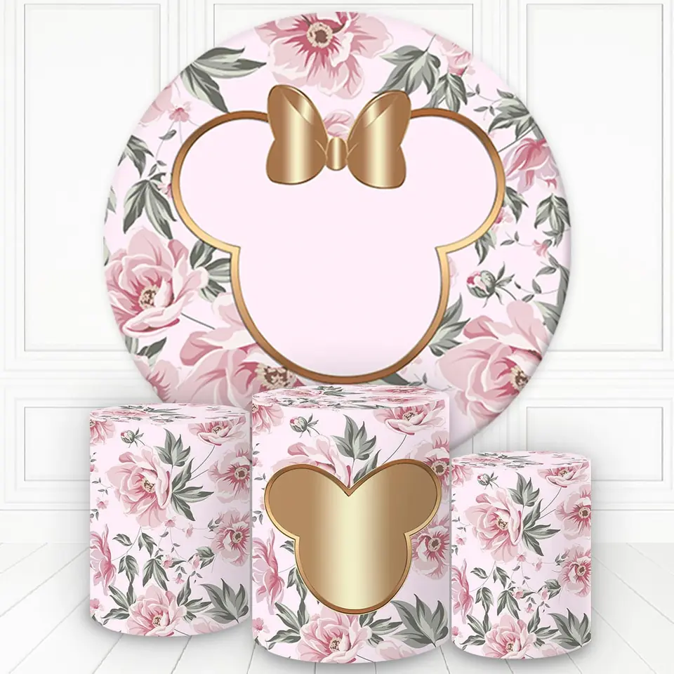 Kit panel circular trio de fundas - Minnie Luxo