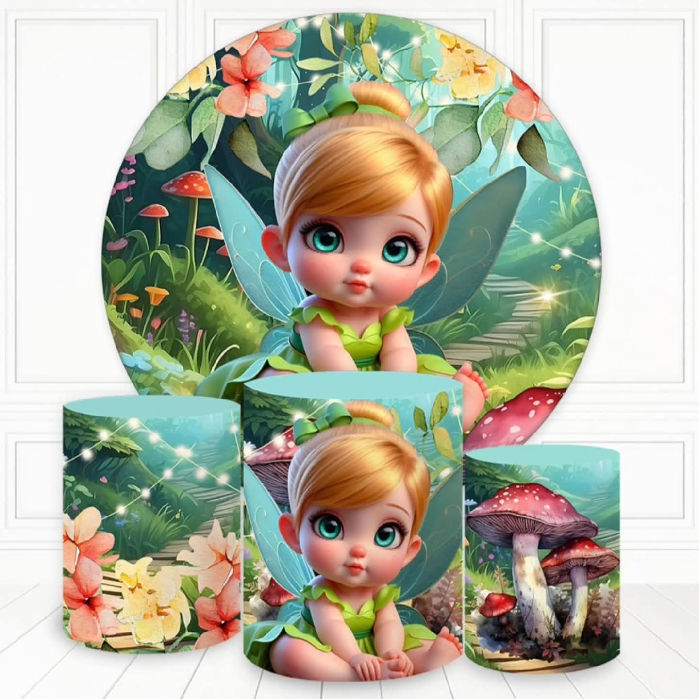 Kit panel circular trio de fundas – Campanita