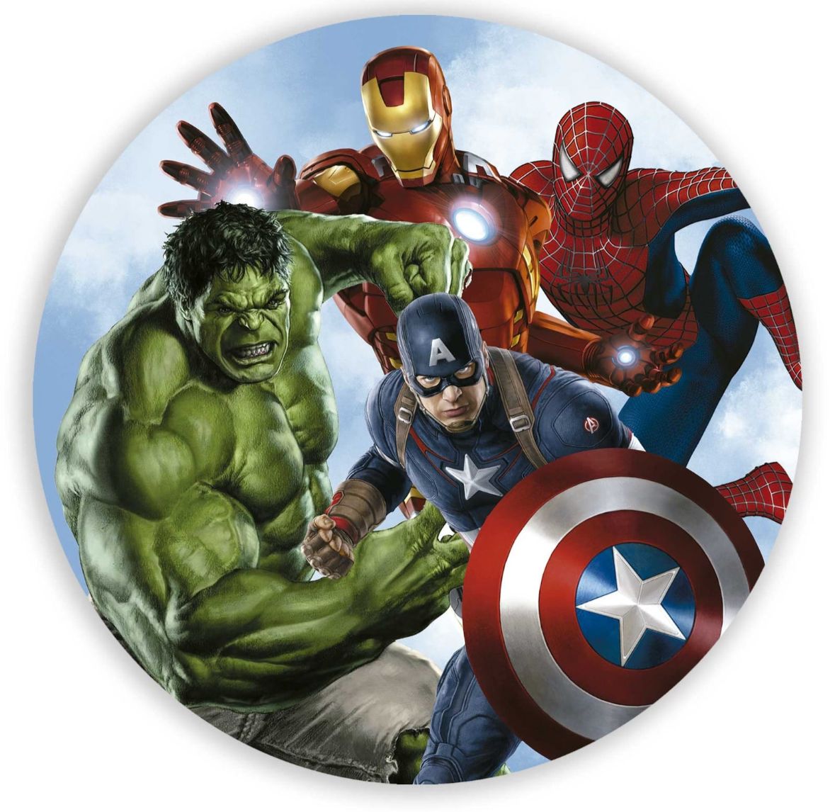 Panel Circular - Super Heroes