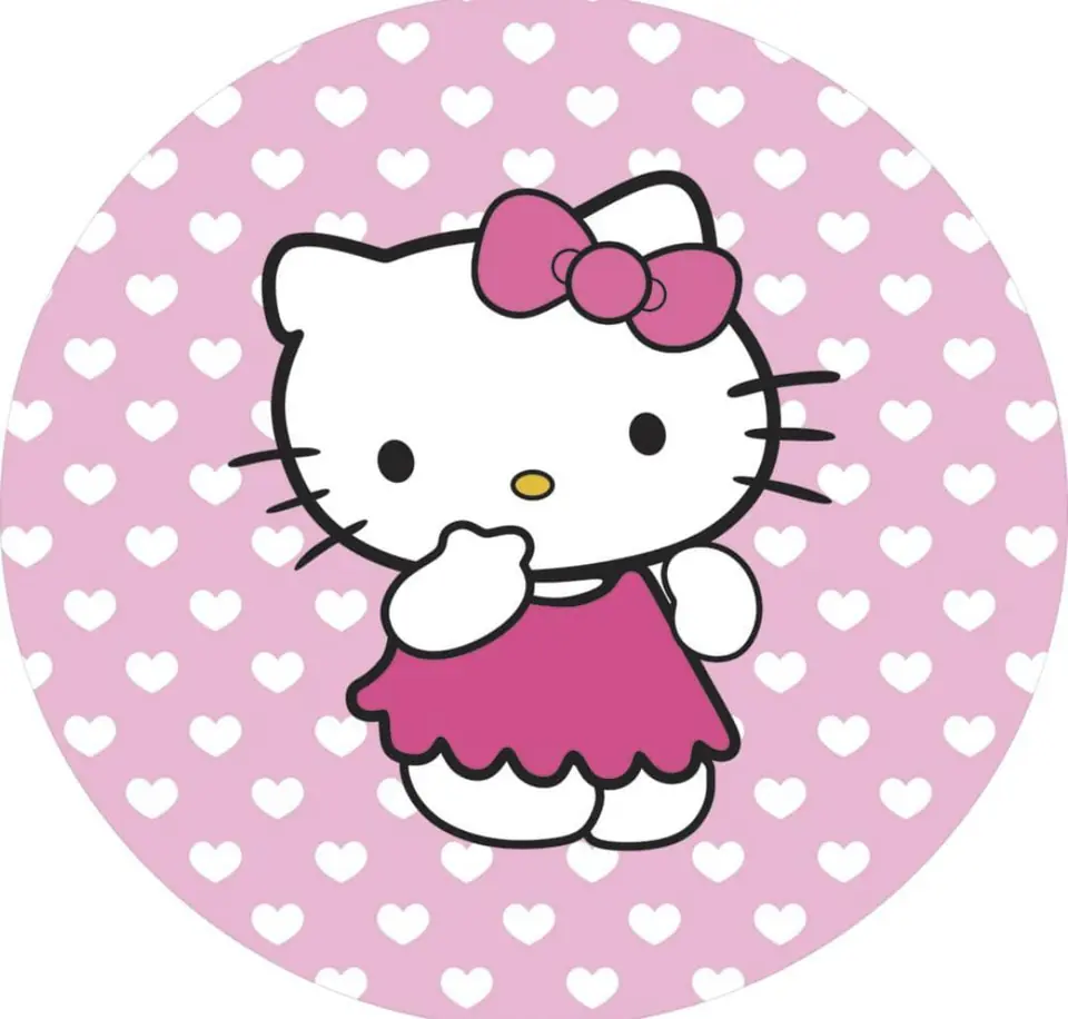 Panel Circular - Hello Kitty