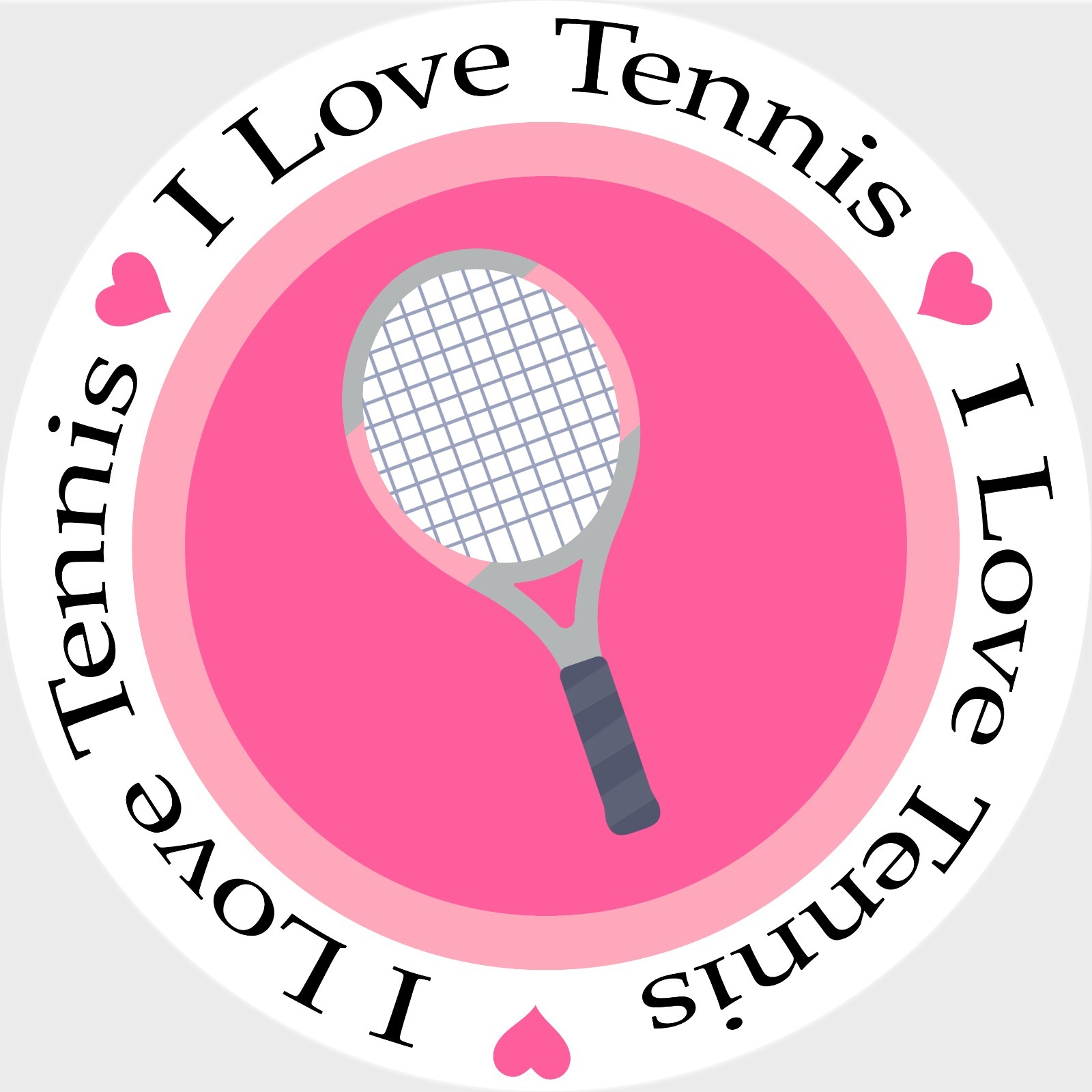 Panel Circular - Tennis