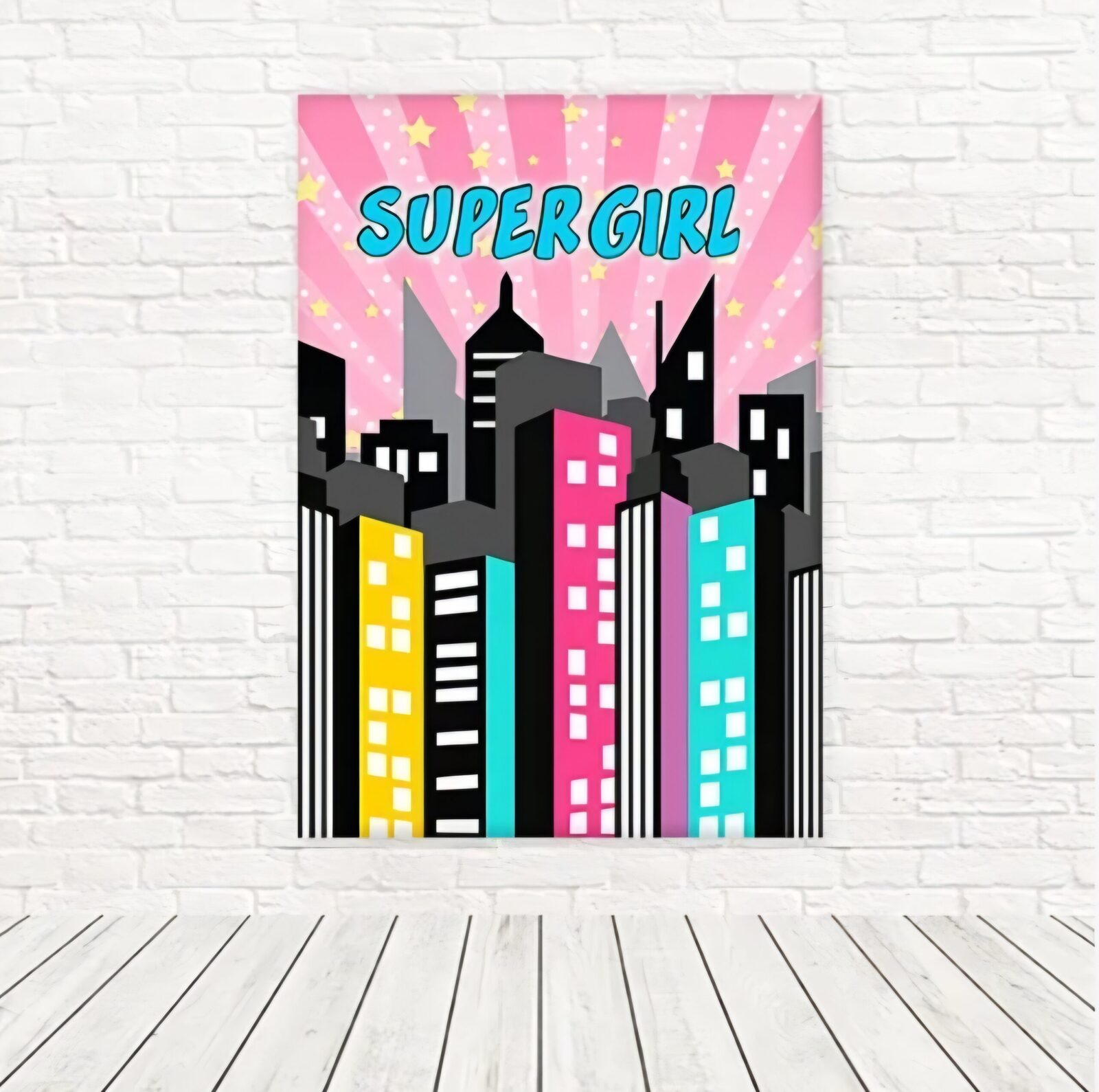 Panel Lateral - Super Girls Edifícios