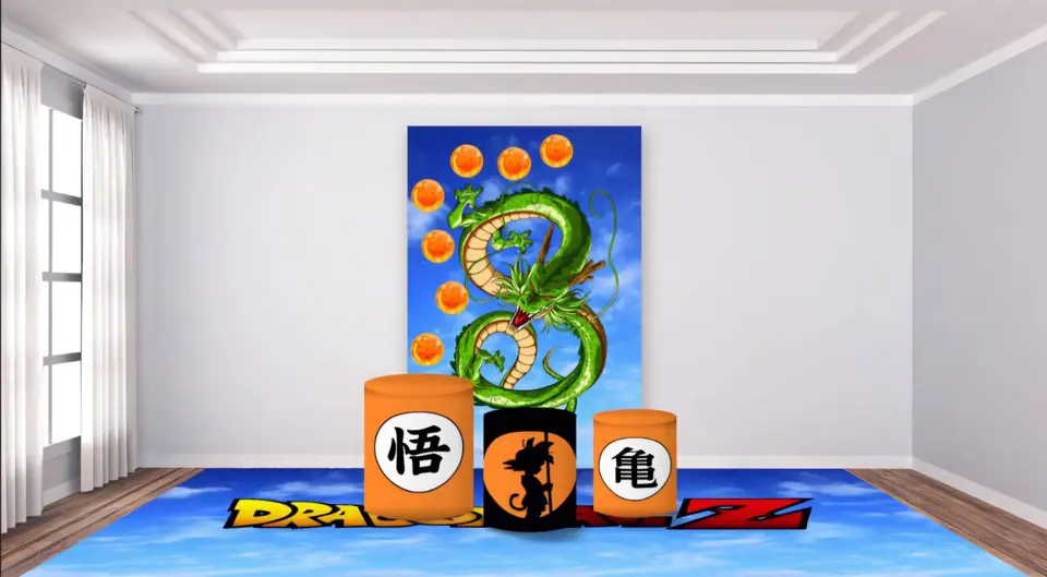 Panel Lateral,Trio de Fundas - Dragon Ball Z