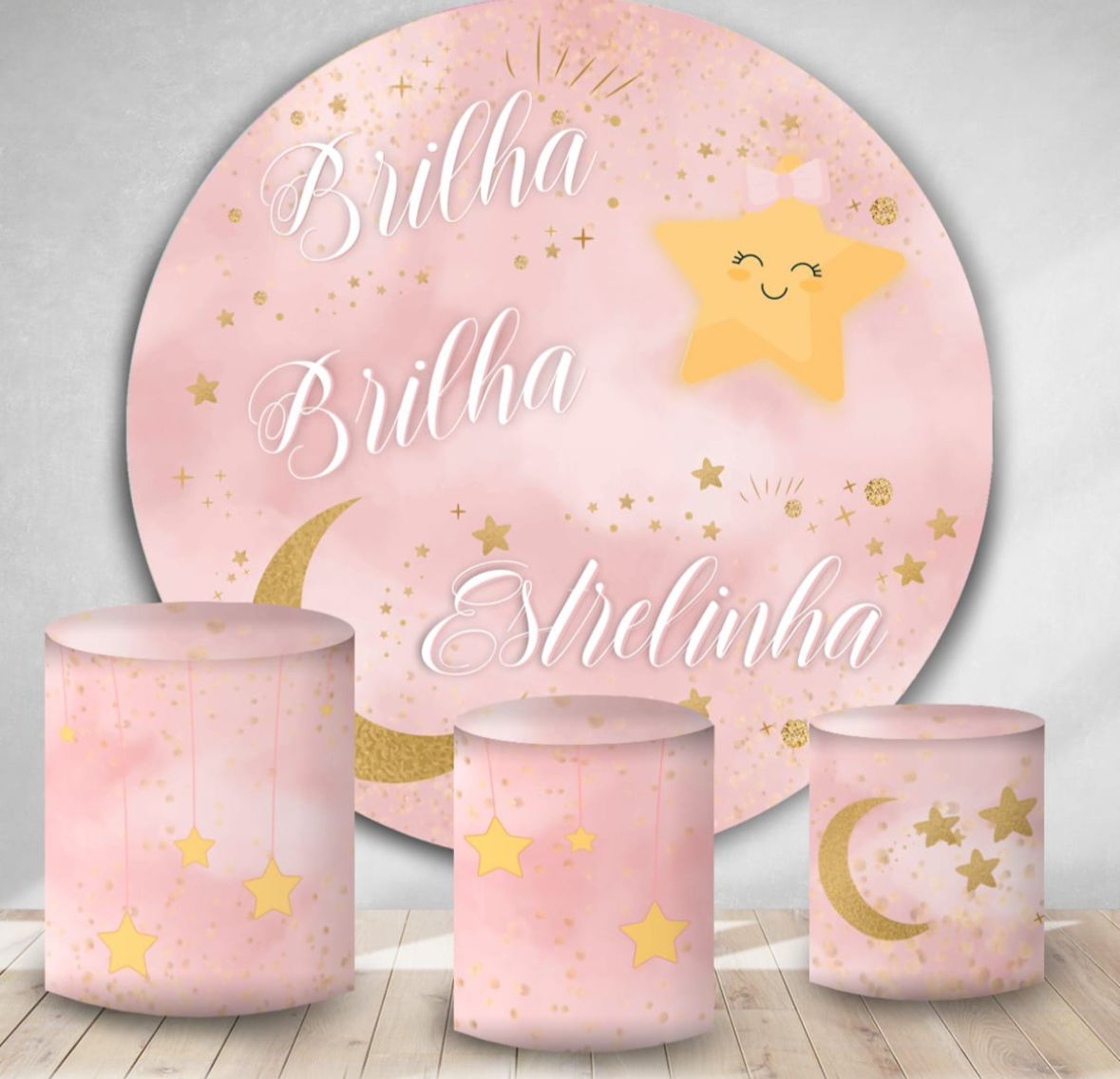Kit panel circular trio de fundas - Estrellas