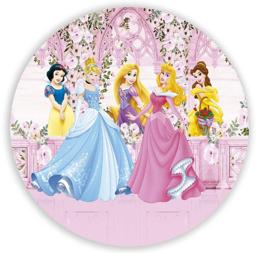 Panel Circular - Princesas
