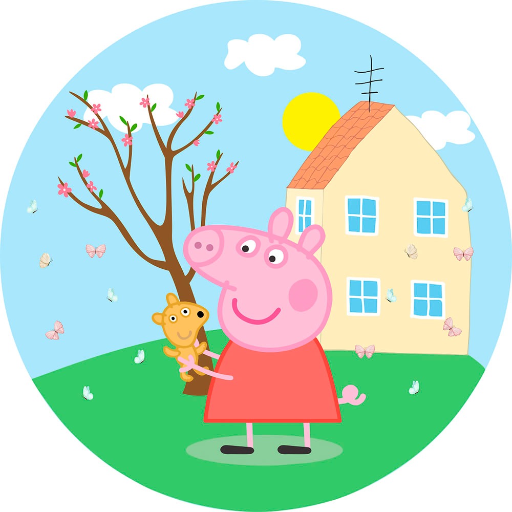 Panel Circular - Peppa Pig