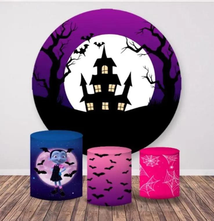 Kit panel circular trio de fundas - Vampirina