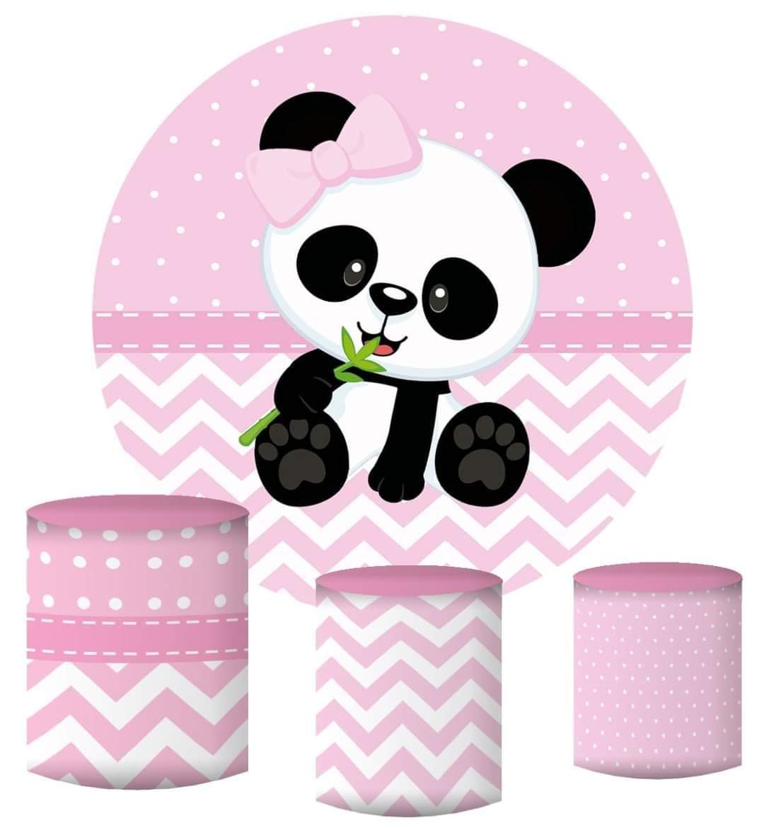 Kit panel circular trio de fundas - Osa Panda