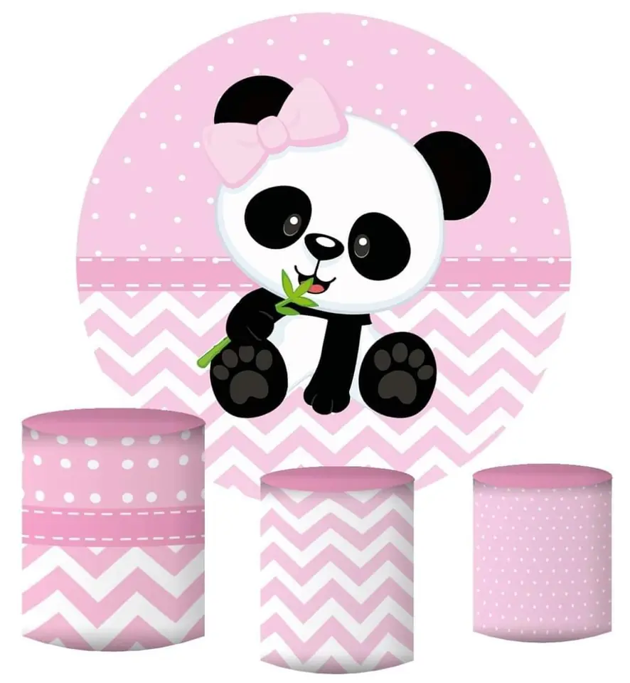 Kit panel circular trio de fundas - Osa Panda
