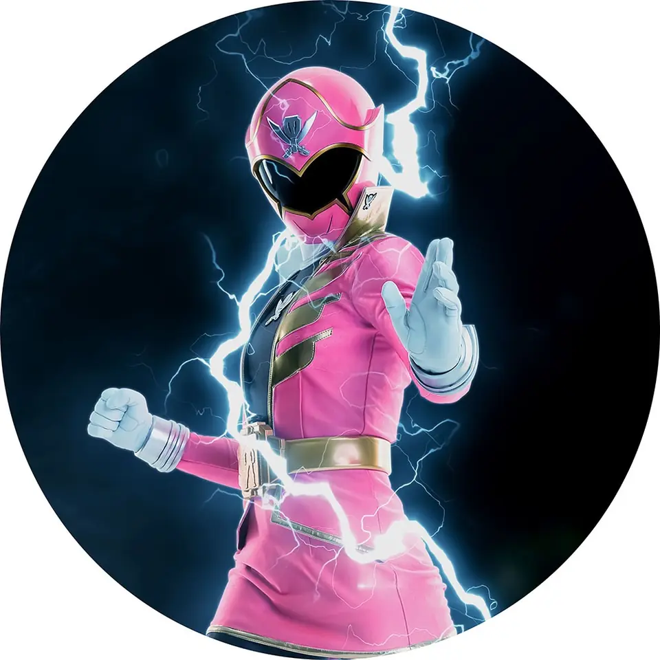 Panel Circular - Power Rangers