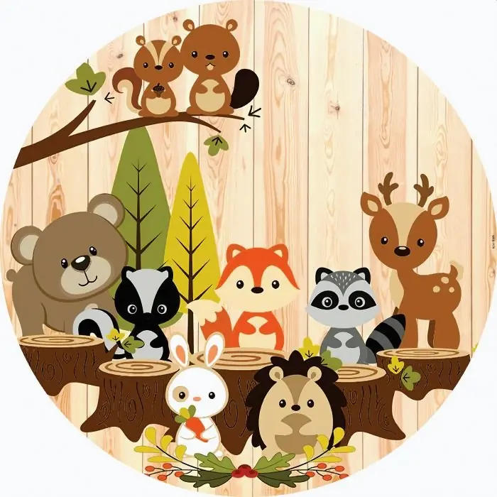 Panel Circular - Bosque