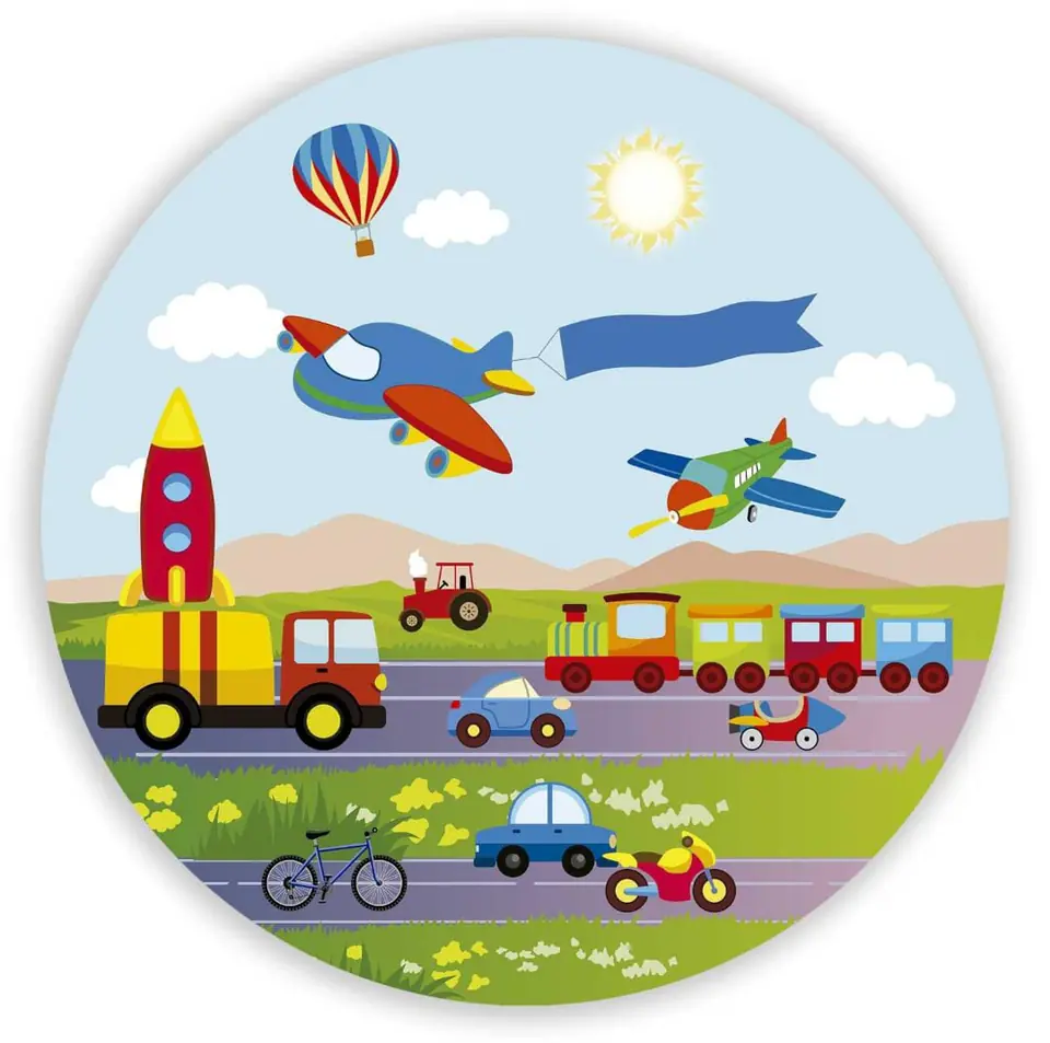 Panel Circular - Transporte Autitos