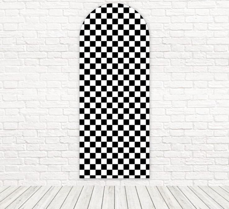 Panel Romano - Cuadrilla Negro/Blanco