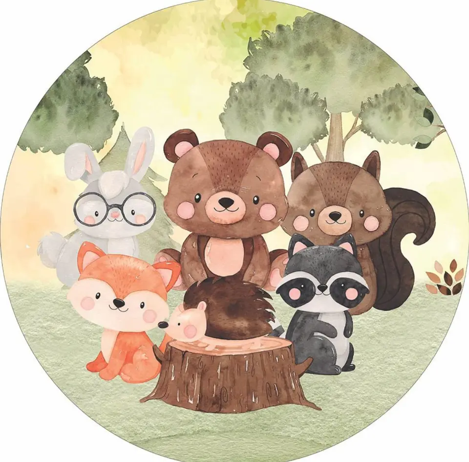 Panel Circular - Bosque