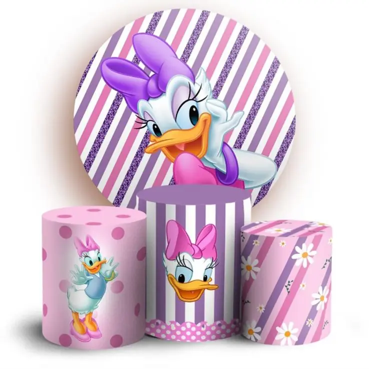 Kit panel circular trio de fundas - Pata Daisy