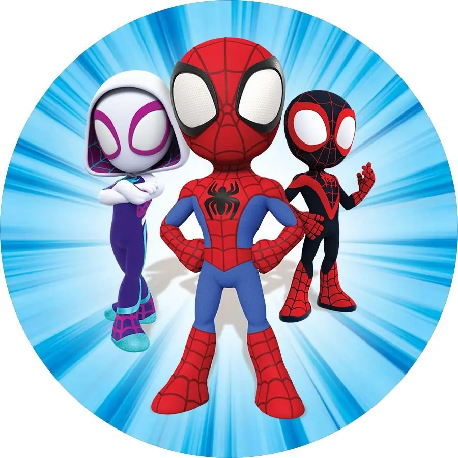 Panel Circular - Hombre Araña Cute