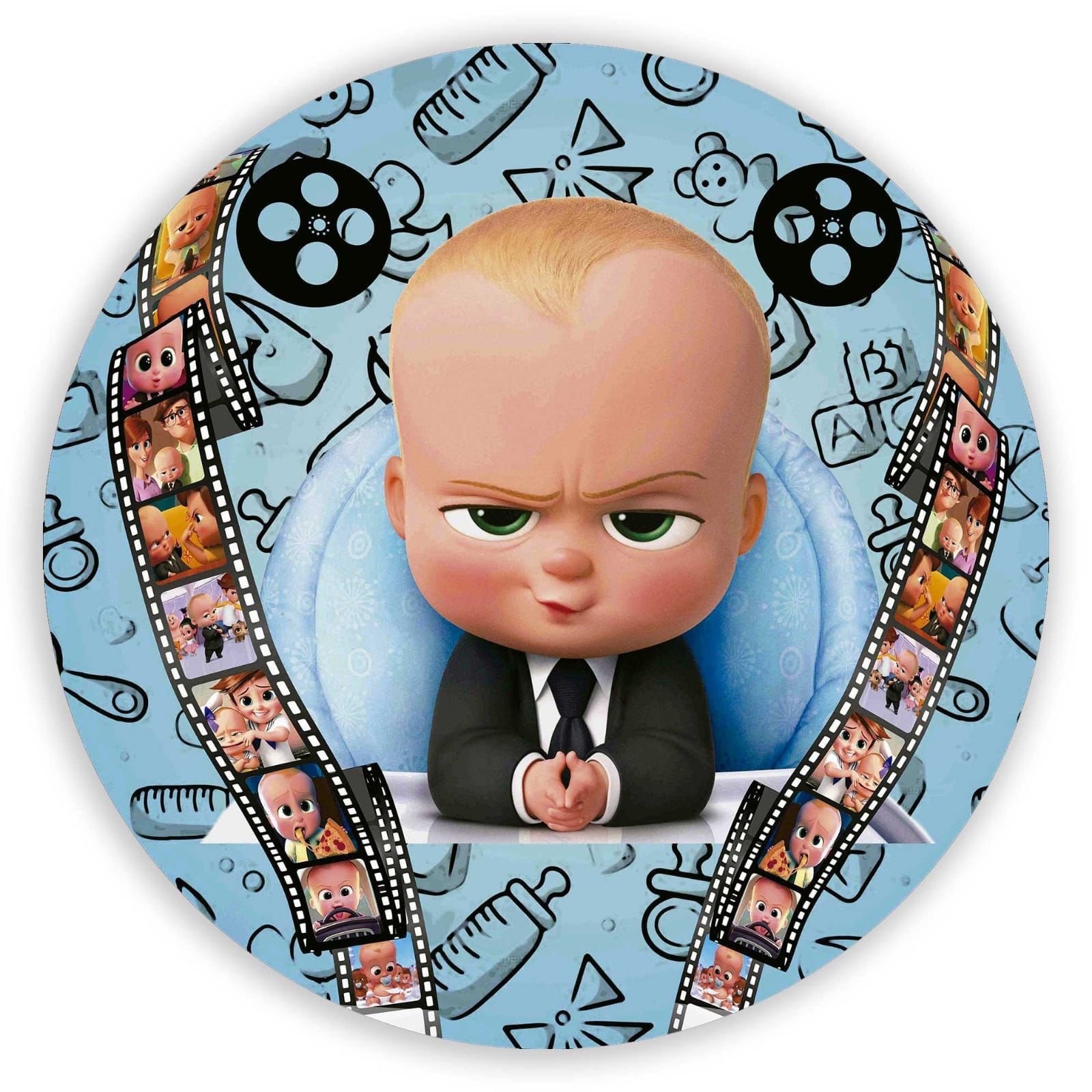 Panel Circular - Jefe en pañales