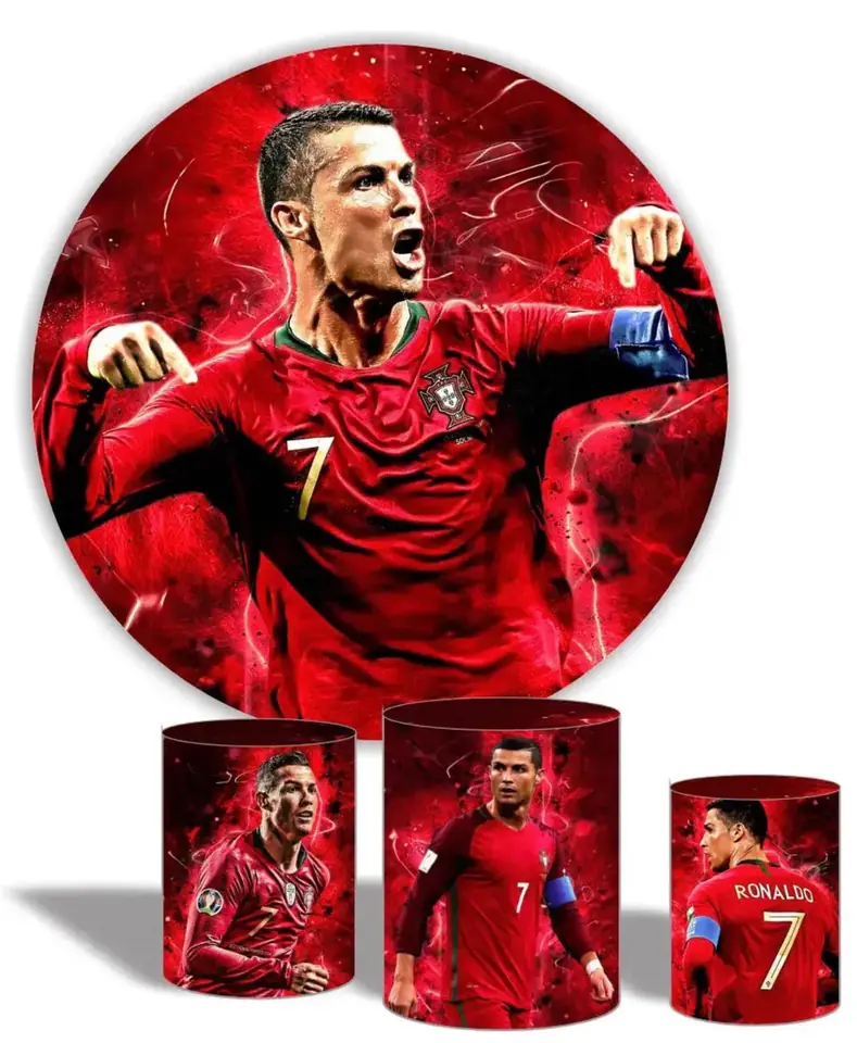 Kit panel circular trio de fundas – Cristiano Ronaldo