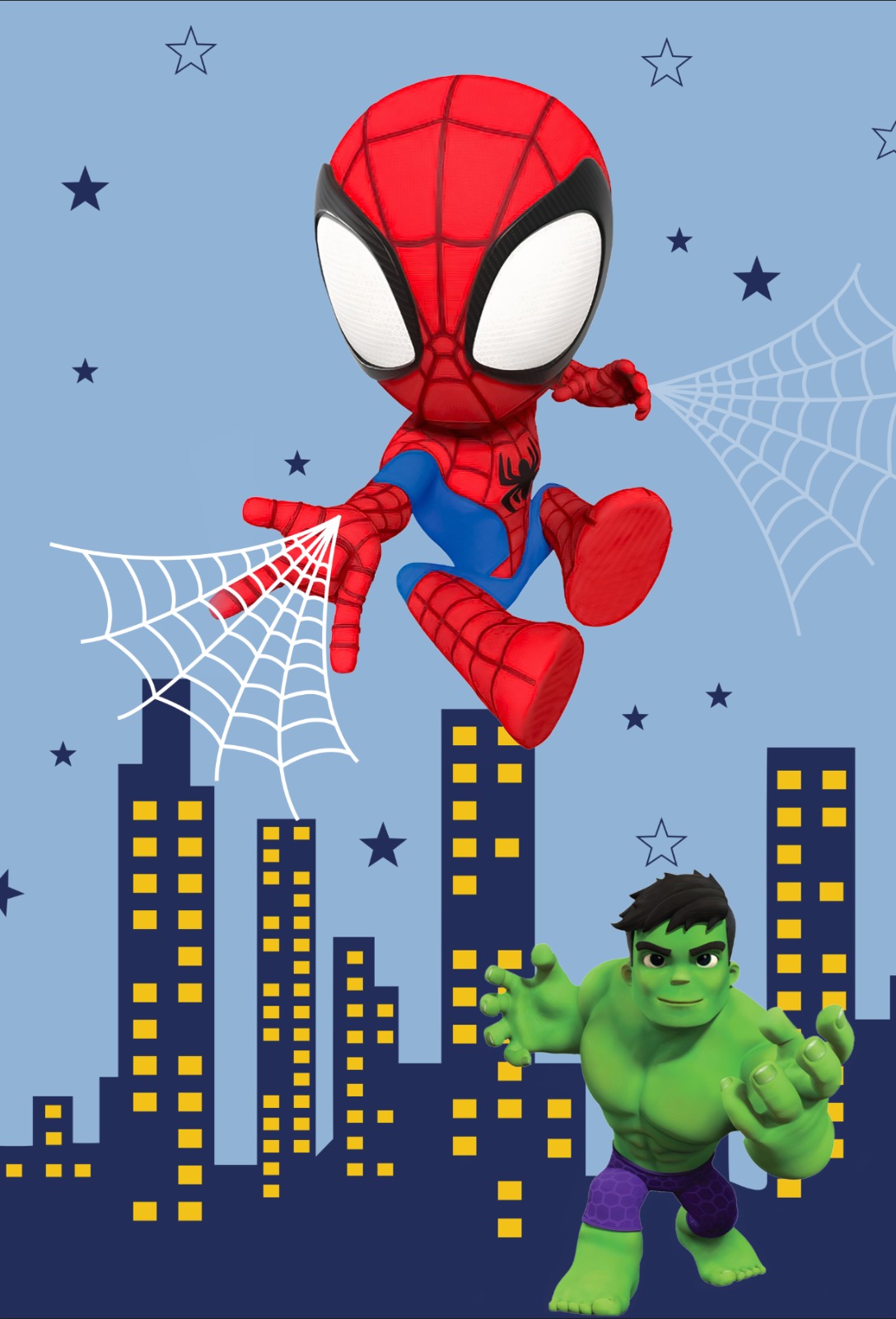 Panel Lateral - Super Heroes Cute