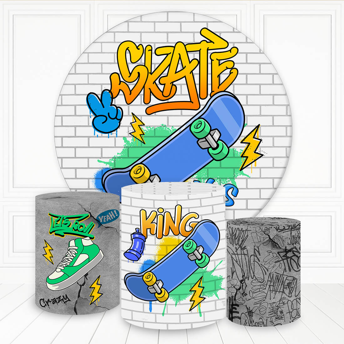 Kit panel circular trio de fundas – Skate