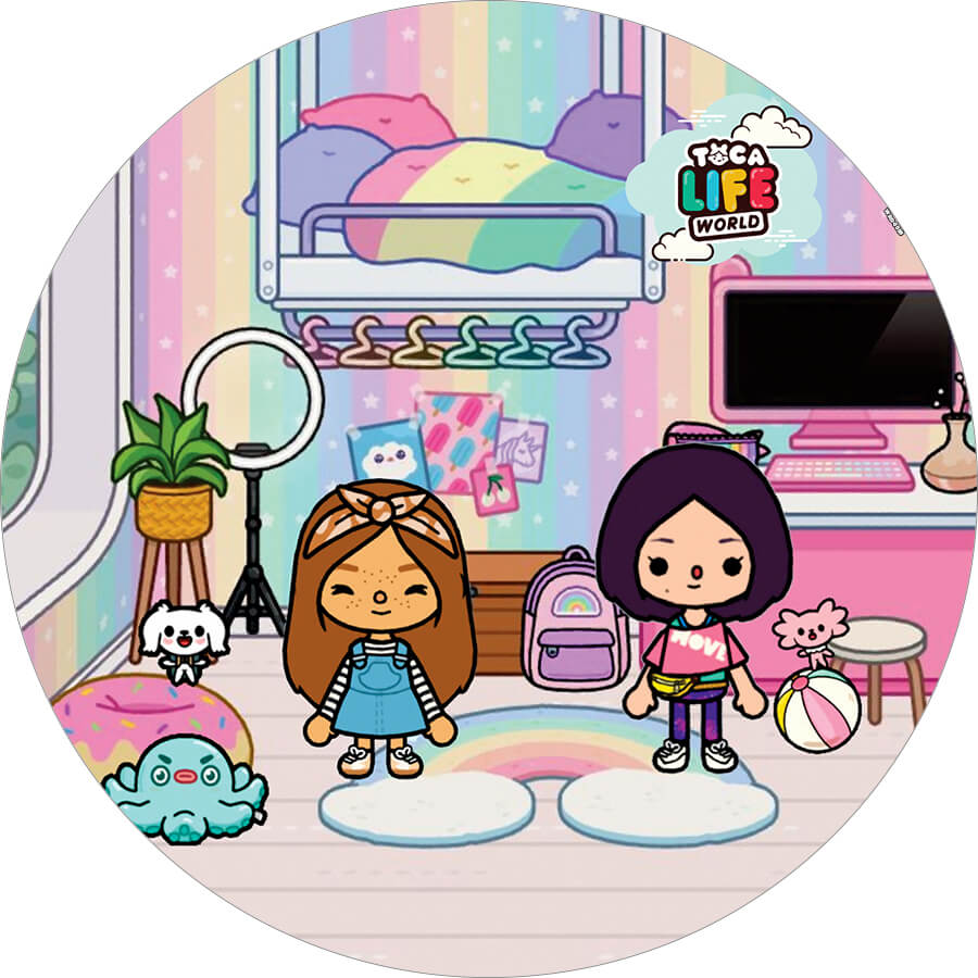 Panel Circular - Toca Boca Life