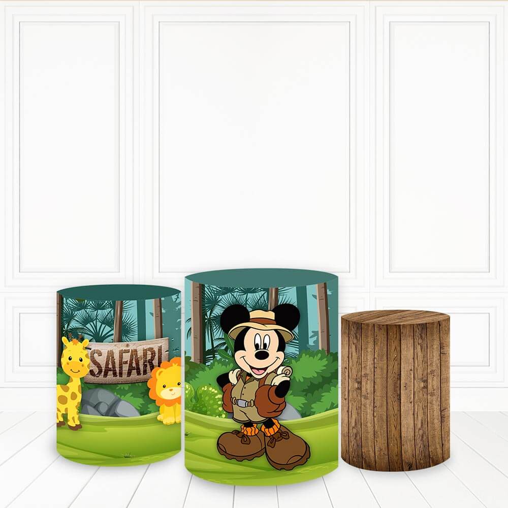 Trio de fundas -  Mickey Safari