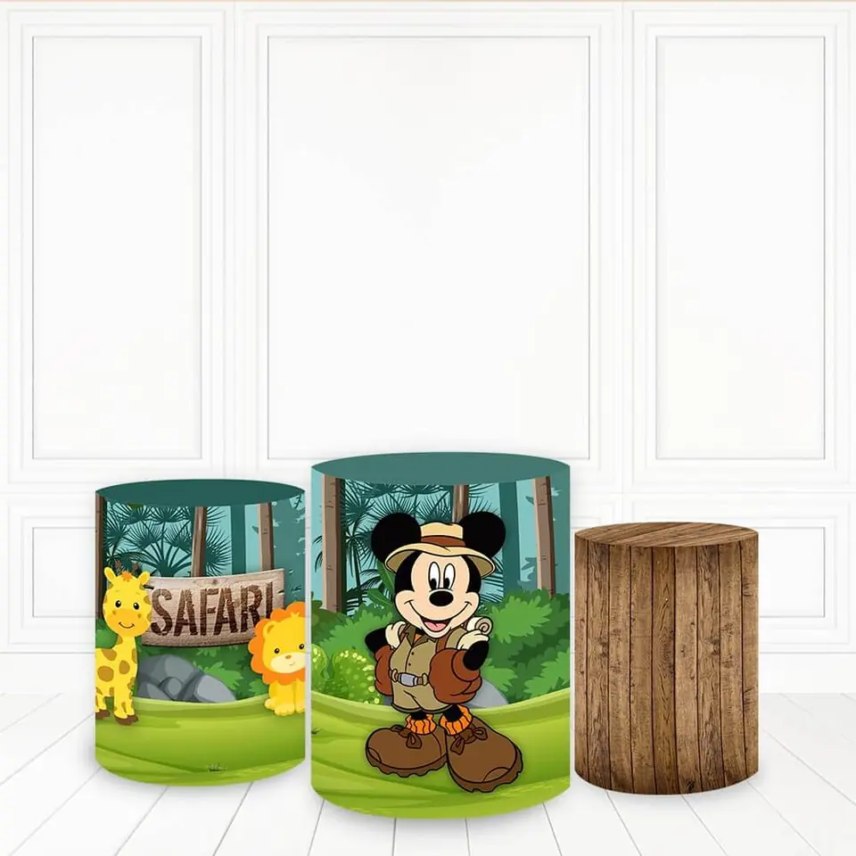 Trio de fundas -  Mickey Safari