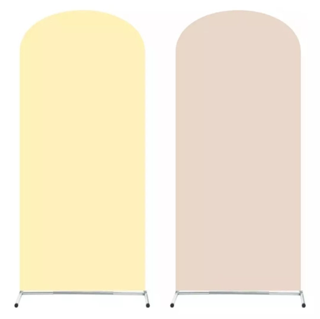 Paneles Romanos Dobles - Amarillo/Beige Pasteles
