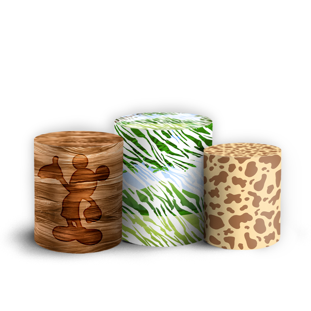 Trio de fundas - Mickey Safari
