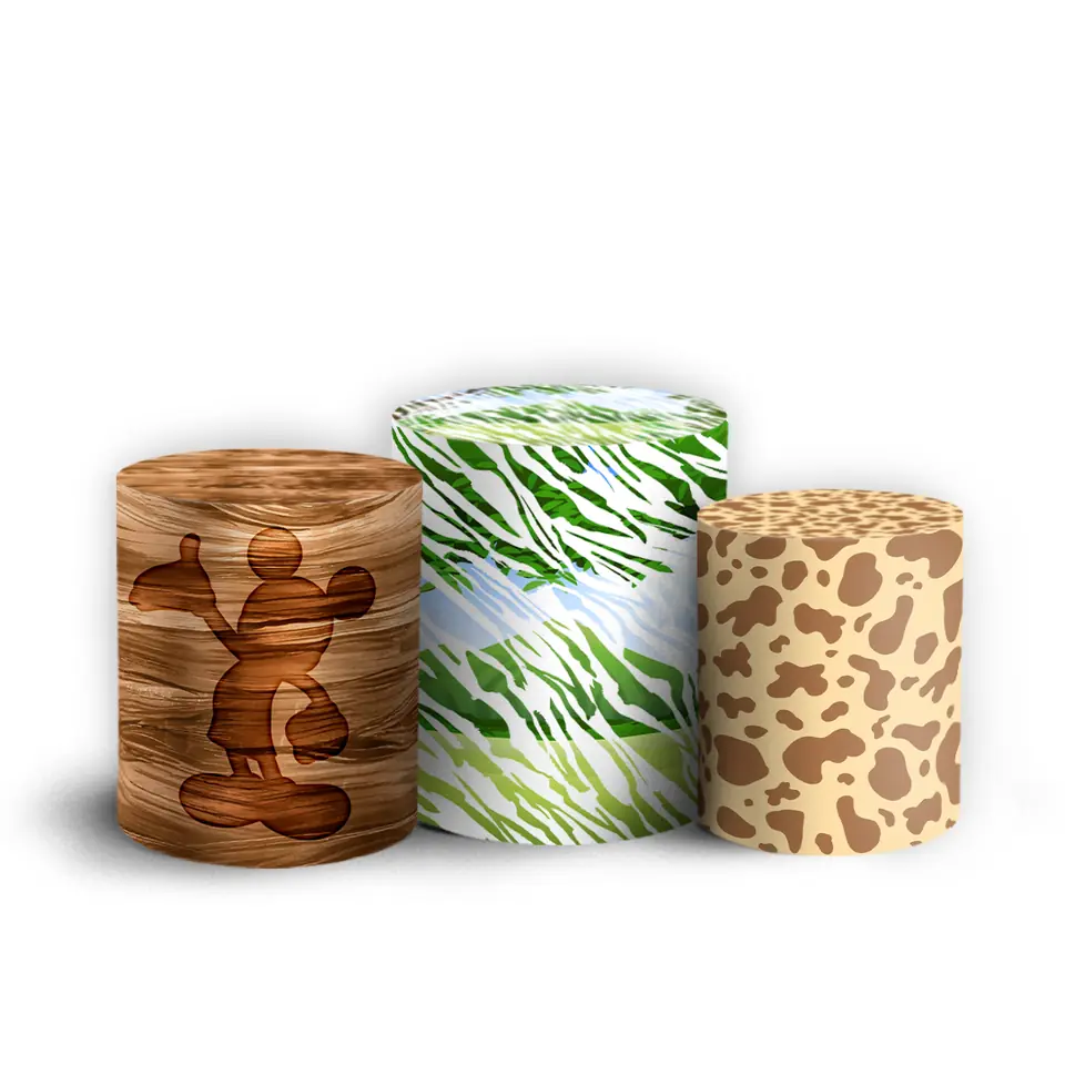 Trio de fundas - Mickey Safari