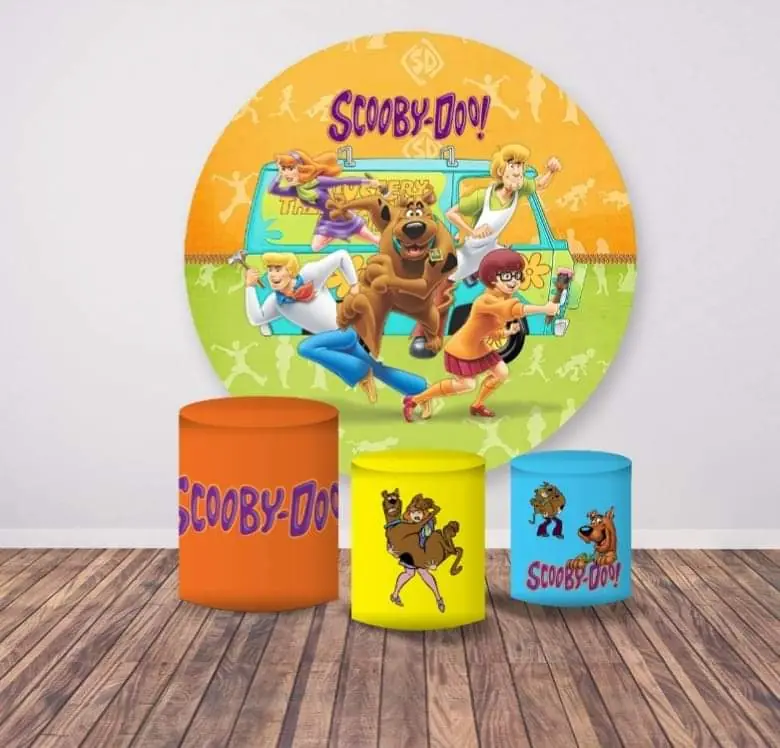 Kit panel circular trio de fundas - Scooby Doo