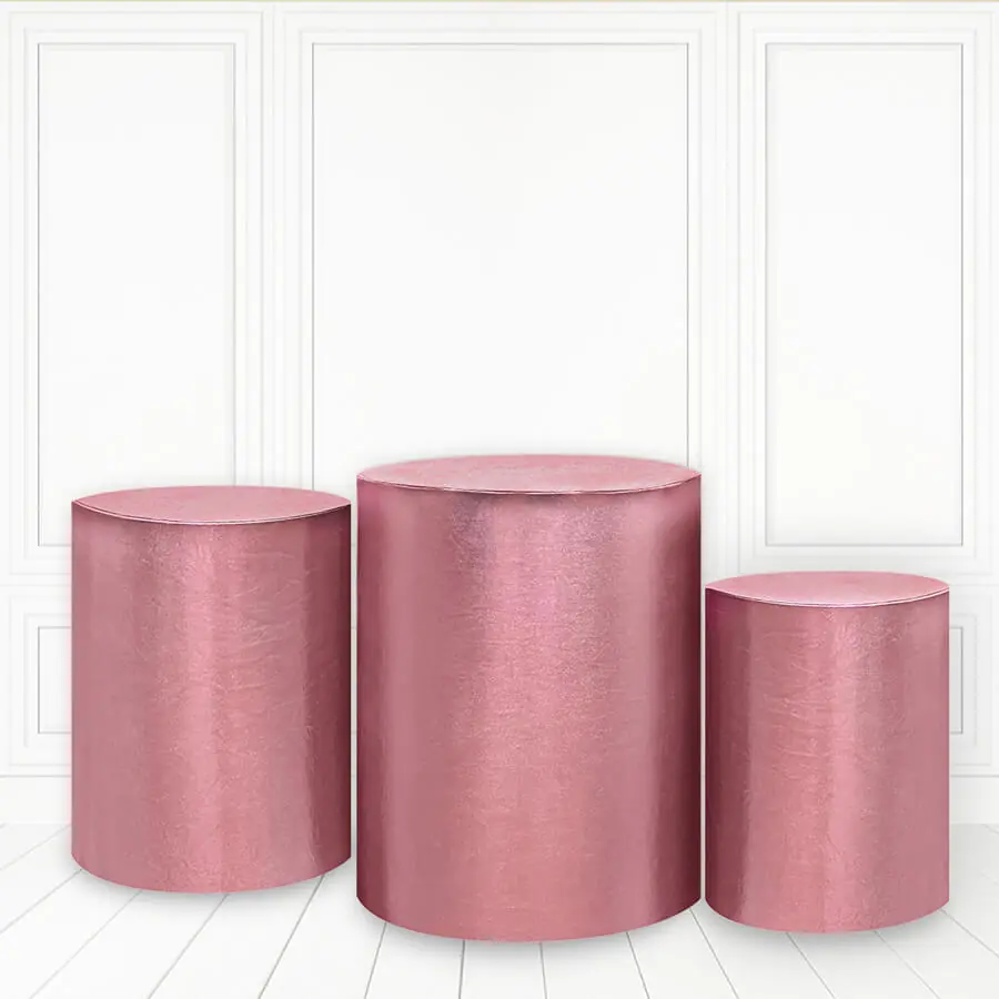 Trio de fundas - Metalizadas Rose