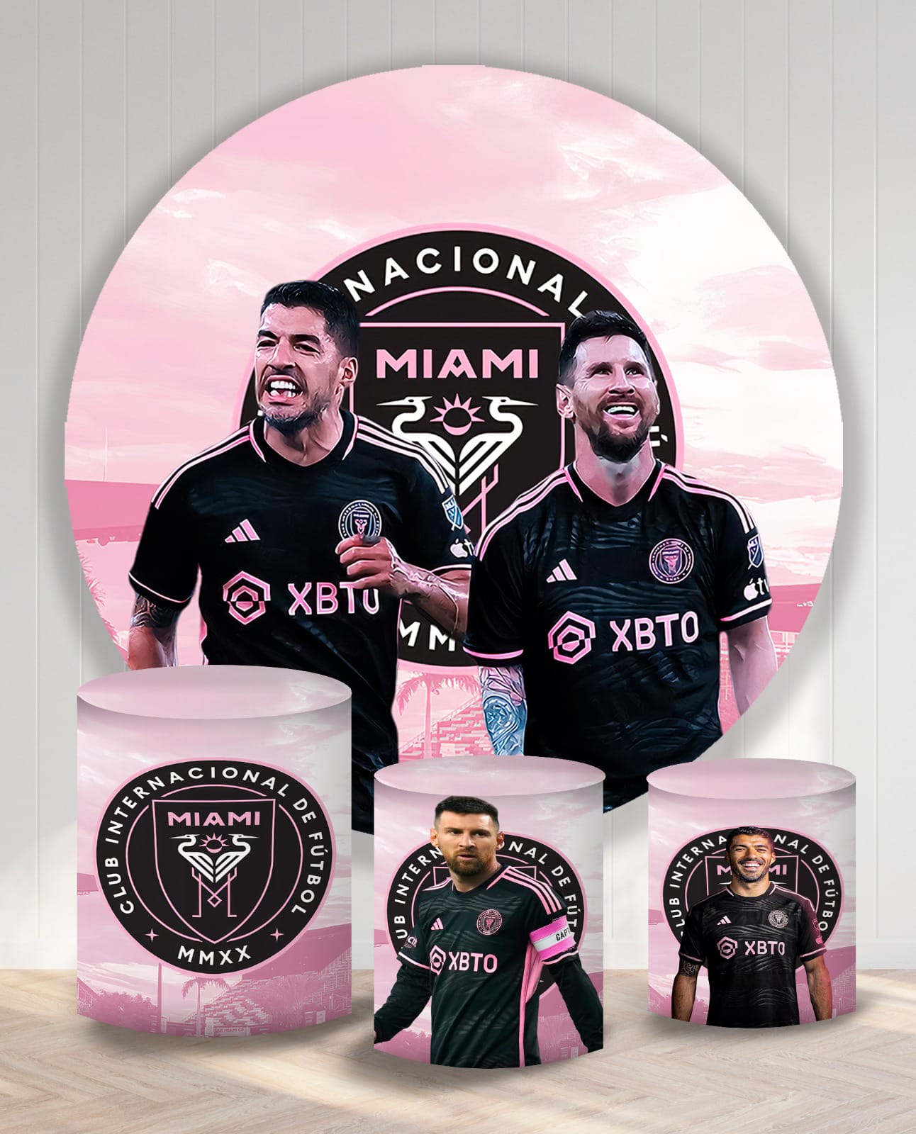 Kit panel circular trio de fundas - Inter Miami