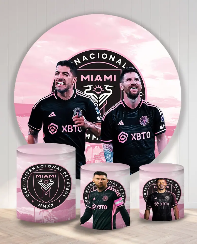 Kit panel circular trio de fundas - Inter Miami