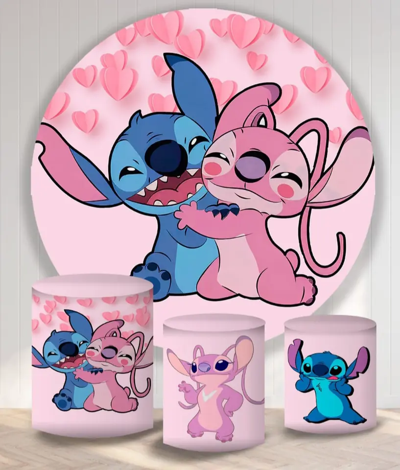 Kit panel circular trio de fundas – Stitch & Angel