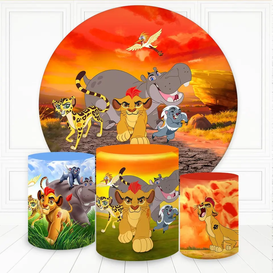 Kit panel circular trio de fundas - La guardia del Leon